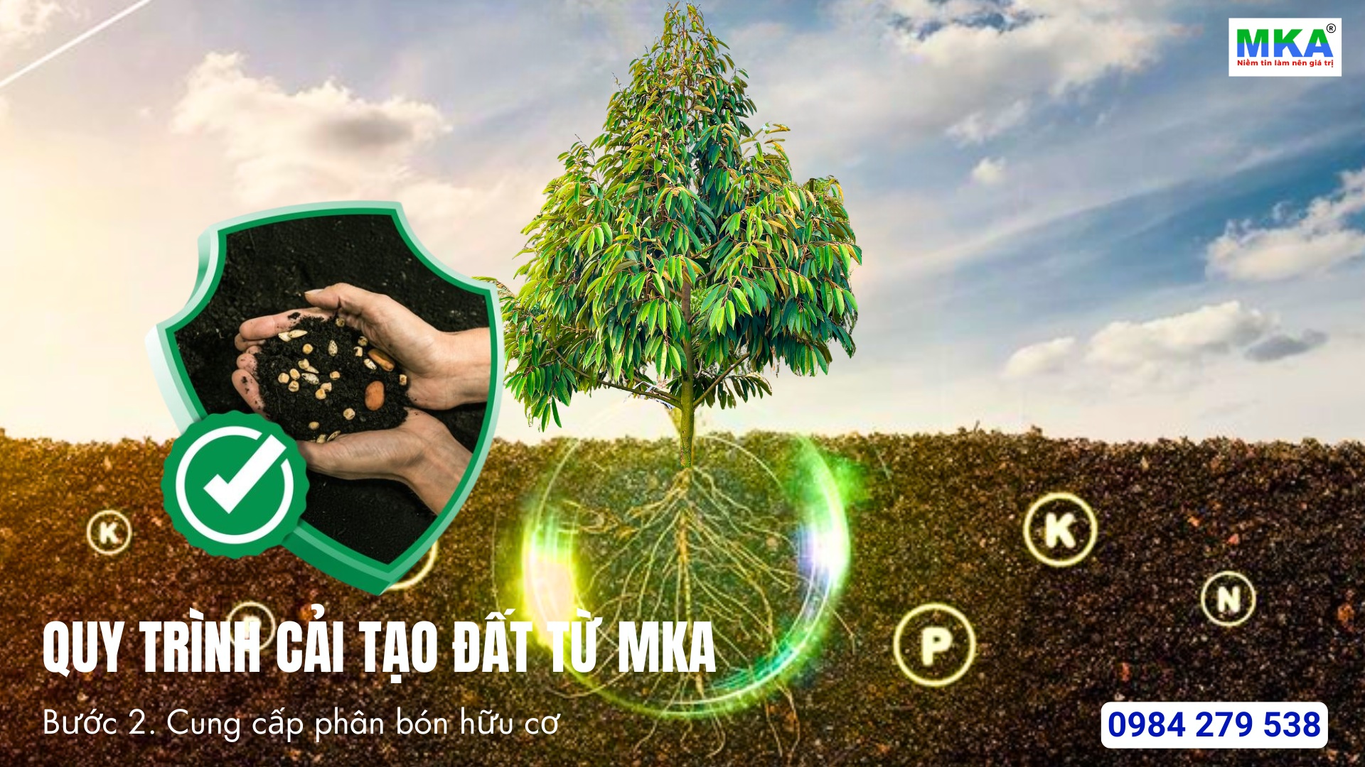 quy trình cải taọ đất MKA